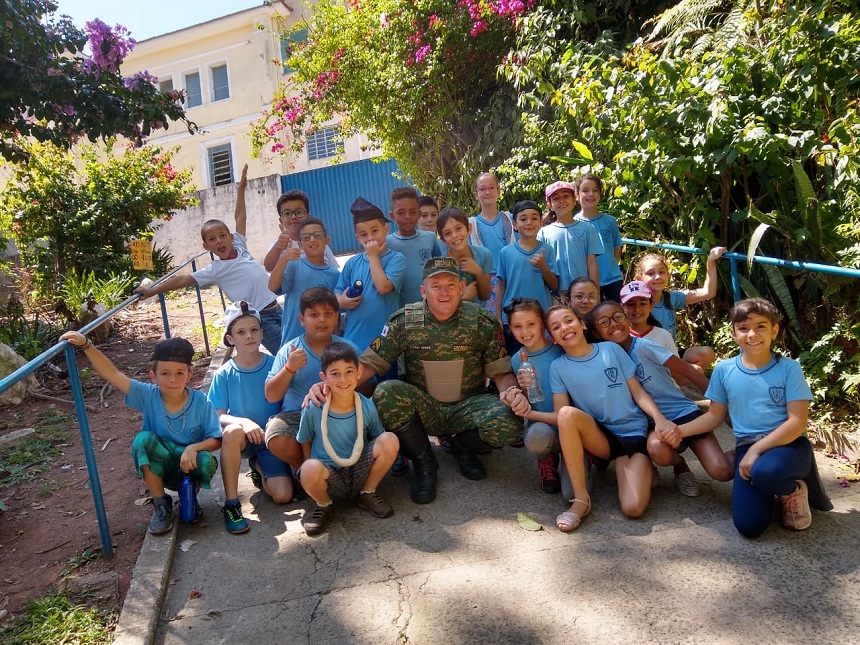 Projeto da Escola Municipal Cônego Artur tem apoio do Departamento de Meio Ambiente